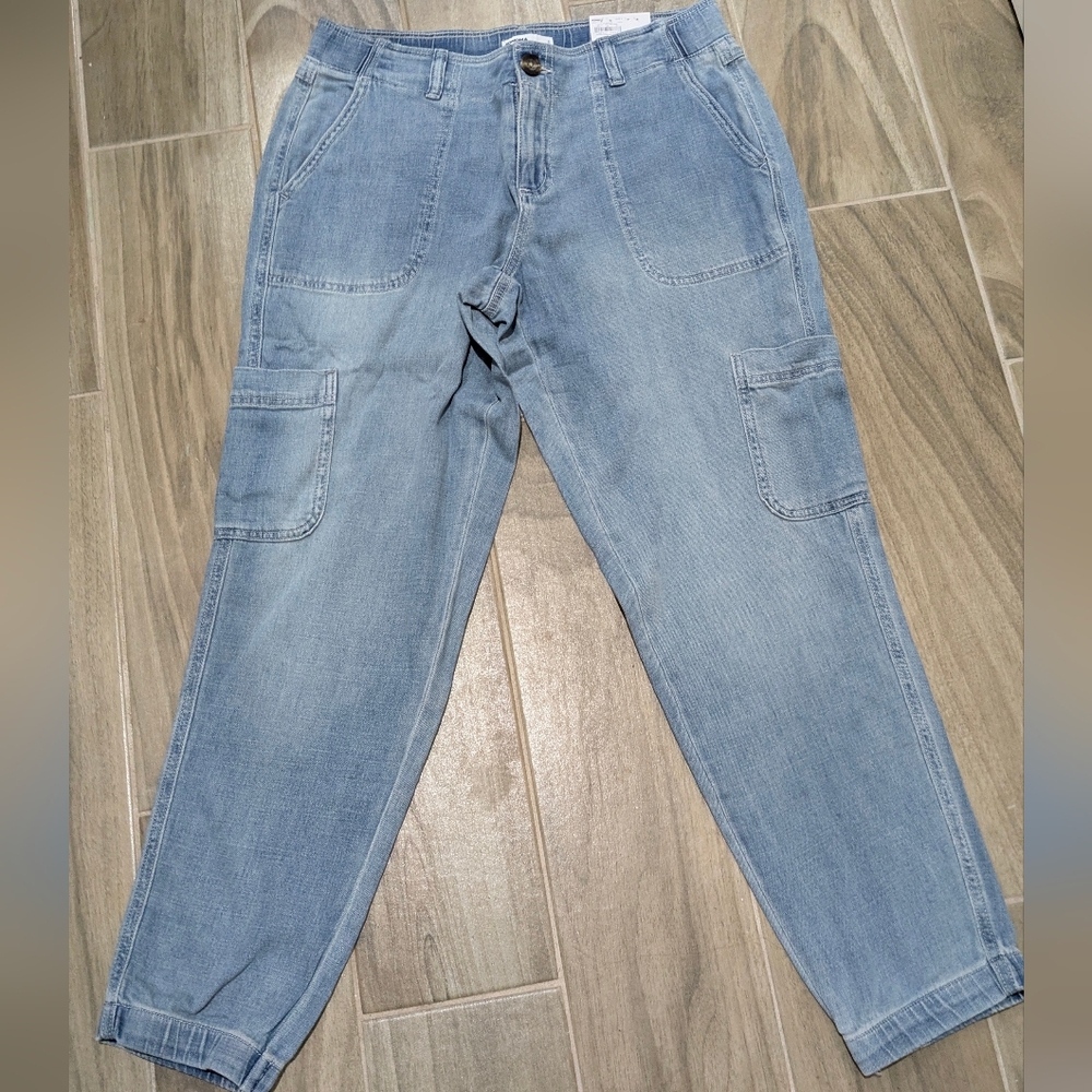 New Sonoma Light Wash Jean Joggers Size 6